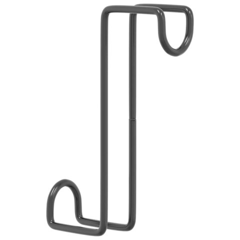 WIESZAKI NA OGŁOWIE 3 SZT. CZARNE STALOWE