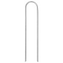 KOŁKI GRUNTOWE W KSZTAŁCIE LITERY U 25 SZT. 15X3,5CM STAL