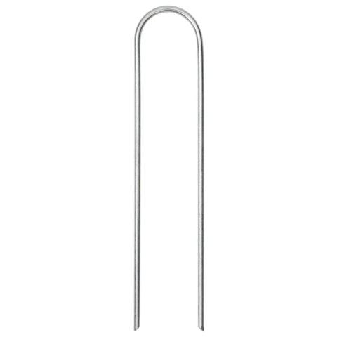 KOŁKI GRUNTOWE W KSZTAŁCIE LITERY U 25 SZT. 15X3,5CM STAL