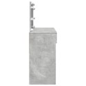 TOALETKA Z OŚWIETLENIEM LED SZAROŚĆ BETONU 100X40X120CM