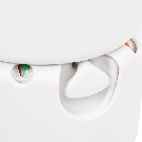 ZINTEGROWANA TOALETA TURYSTYCZNA BIAŁA 24+17 L HDPE I STAL