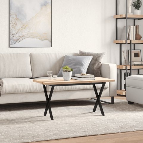 STOLIK KAWOWY Z NOGAMI W KSZTAŁCIE LITERYX 90X40X45,5CM