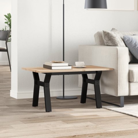 STOLIK KAWOWY Z NOGAMI W KSZTAŁCIE LITERY Y 80X50X40CM