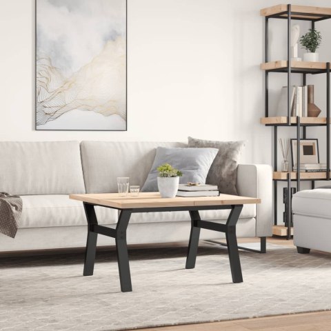 STOLIK KAWOWY Z NOGAMI W KSZTAŁCIE LITERY Y 80X80X45,5CM