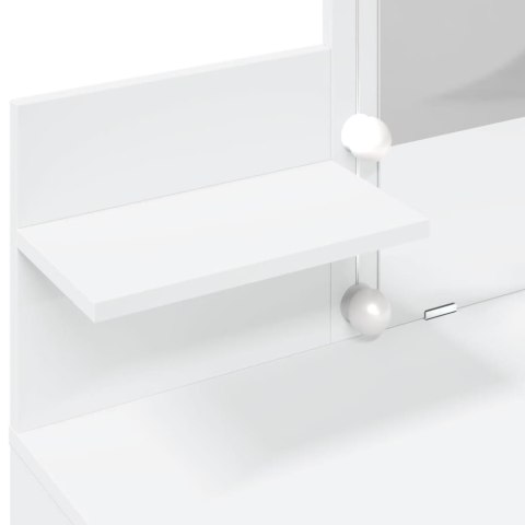 TOALETKA Z OŚWIETLENIEM LED BIAŁA 100X40X130CM