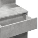 TOALETKA Z OŚWIETLENIEM LED SZAROŚĆ BETONU 100X40X130CM