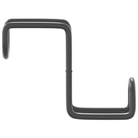 WIESZAKI NA OGŁOWIE KONIA 3 SZT. CZARNE STALOWE