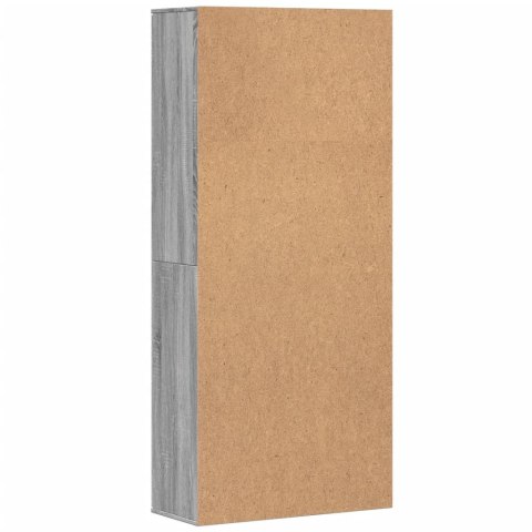 WYSOKA SZAFKA SZARY DĄB SONOMA 80X35X180CM