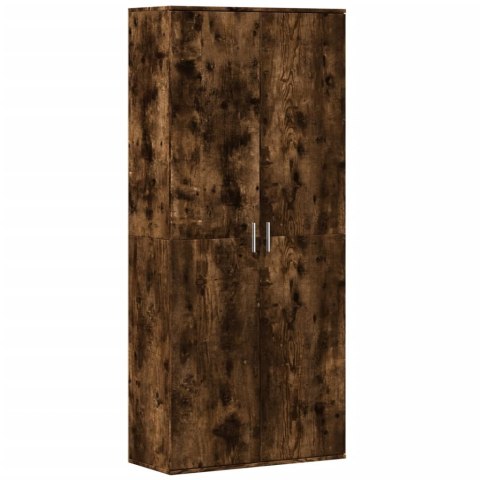 WYSOKA SZAFKA PRZYDYMIONY DĄB 80X35X180CM