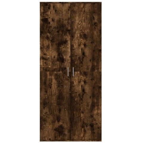 WYSOKA SZAFKA PRZYDYMIONY DĄB 80X35X180CM