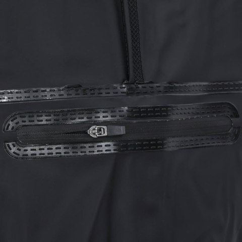 SPODNIOBUTY WĘDKARSKIE Z PASKIEM WYSOKIE CZARNE ROZMIAR 38