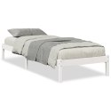 DŁUŻSZE ŁÓŻKO BEZ MATERACA 100X220CM LITE DREWNO SOSNOWE