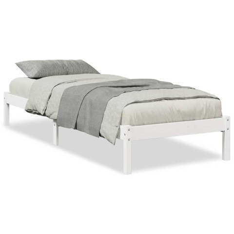 DŁUŻSZE ŁÓŻKO BEZ MATERACA 100X220CM LITE DREWNO SOSNOWE