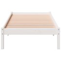 DŁUŻSZE ŁÓŻKO BEZ MATERACA 100X220CM LITE DREWNO SOSNOWE