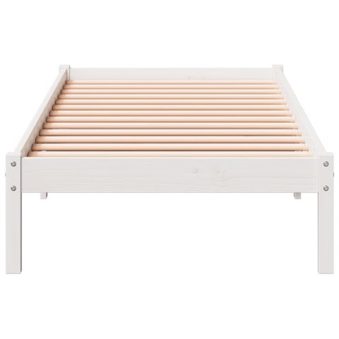 DŁUŻSZE ŁÓŻKO BEZ MATERACA 100X220CM LITE DREWNO SOSNOWE