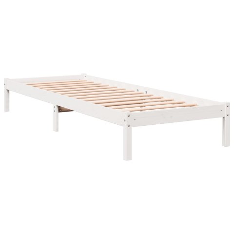 DŁUŻSZE ŁÓŻKO BEZ MATERACA 100X220CM LITE DREWNO SOSNOWE