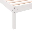 DŁUŻSZE ŁÓŻKO BEZ MATERACA 100X220CM LITE DREWNO SOSNOWE