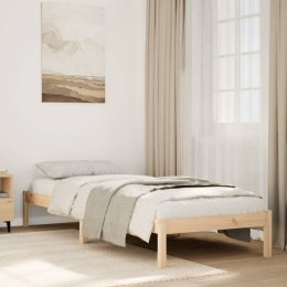 DŁUŻSZE ŁÓŻKO BEZ MATERACA 100X220CM LITE DREWNO SOSNOWE