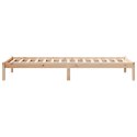 DŁUŻSZE ŁÓŻKO BEZ MATERACA 100X220CM LITE DREWNO SOSNOWE