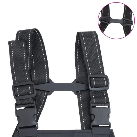 SPODNIOBUTY WĘDKARSKIE WYSOKIE CZARNE ROZMIAR 38