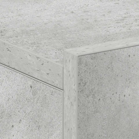 WISZĄCA SZAFKA NOCNA BETONOWA SZAROŚĆ 40X30X15CM