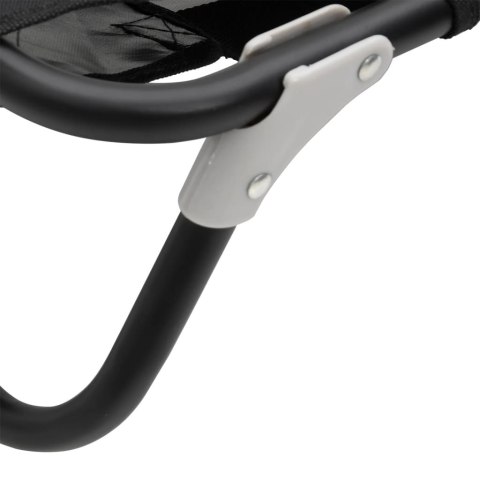 LEGOWISKO DLA PSA ANTRACYTOWE TKANINA OXFORD I STAL