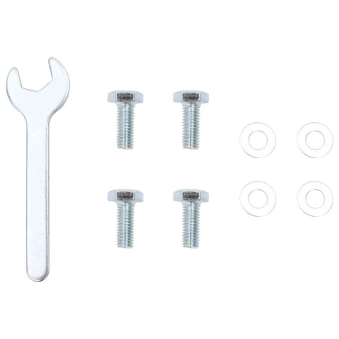 PODSTAWA DO PARASOLA DO SŁUPKÓW Ø38/48MM SREBRNA STAL