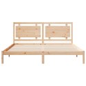 DŁUŻSZE ŁÓŻKO BEZ MATERACA 180X210CM LITE DREWNO
