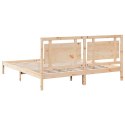DŁUŻSZE ŁÓŻKO BEZ MATERACA 180X210CM LITE DREWNO