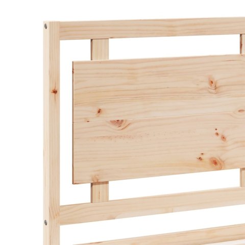 DŁUŻSZE ŁÓŻKO BEZ MATERACA 180X210CM LITE DREWNO