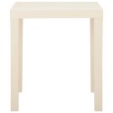 STOLIK OGRODOWY BIAŁY 79X 65X 72CM PLASTIKOWY