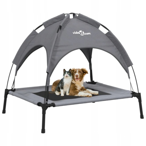 LEGOWISKO DLA PSA Z BALDACHIMEM 71X64X70CM DO 36KG OCHRONA PRZED SŁOŃCEM