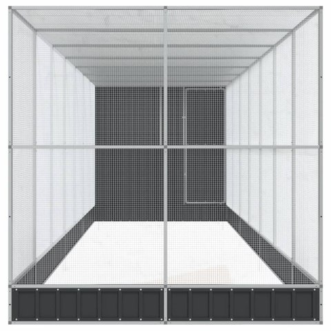 WOLIERA Z PRZEDŁUŻENIEM DLA PTAKÓW KRÓLIKÓW KACZEK KUR GĘSI 830X203X216CM