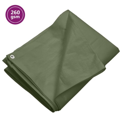 PLANDEKA PŁACHTA 260G/M² 4X8 ZIELONA
