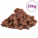 SKALA WULKANICZNA DO AKWARIUM FILTR NATURALNA OZDOBA 25KG CZERWONA 1-2CM