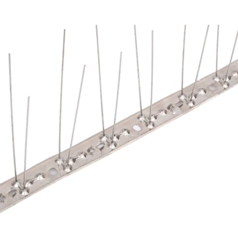 SZEROKIE GĘSTE KOLCE PRZECIW PTAKOM NA PTAKI 20 SZTUK DŁ 50CM DŁ. CAŁK. 10M