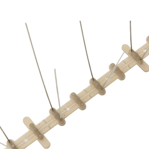 KOLCE NA PTAKI KUNY KOTY 10M STAL NIERDZEWNA ZESTAW 20 LISTEW