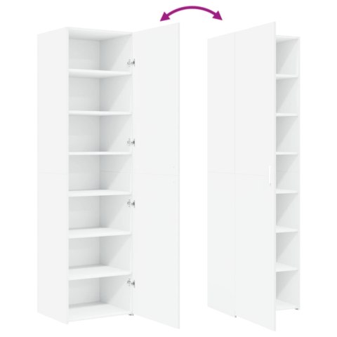 WYSOKA SZAFKA BIAŁA 50X42,5X185CM