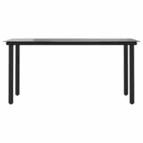 7-CZĘŚCIOWY ZESTAW OGRODOWY Z PODUSZKAMI SZARY POLIRATTAN SZKŁO