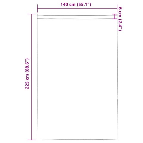 ZASŁONY WOALOWE Z KIESZENIAMI NA DRĄŻEK 2 SZT. RÓŻOWE
