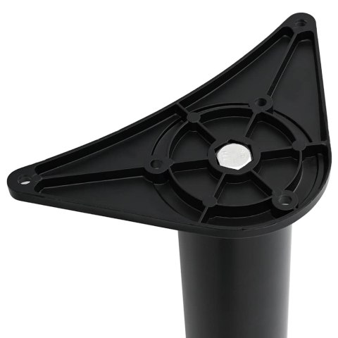 NOGI STOŁU REGULOWANA WYSOKOŚĆ CZARNE 1100MM