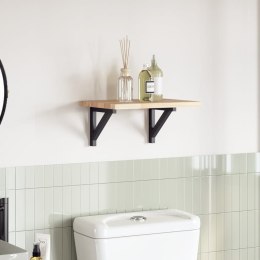 BLAT DO STOŁU 40X30X2CM PROSTOKĄTNY LITE DREWNO AKACJOWE