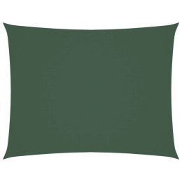 ŻAGIEL PRZECIWSŁONECZNY WODOODPORNY OGRODOWY MARKIZA TARAS 4X6M ZIELONY
