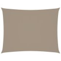 ŻAGIEL PRZECIWSŁONECZNY WODOODPORNY OGRODOWY MARKIZA TARAS 3,5X4,5M TAUPE