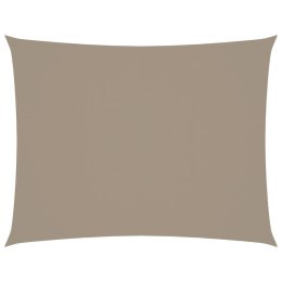 ŻAGIEL PRZECIWSŁONECZNY WODOODPORNY OGRODOWY MARKIZA TARAS 3,5X4,5M TAUPE