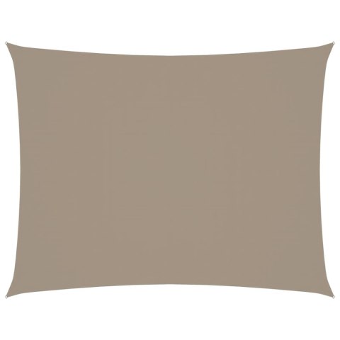 ŻAGIEL PRZECIWSŁONECZNY WODOODPORNY OGRODOWY MARKIZA TARAS 3,5X4,5M TAUPE