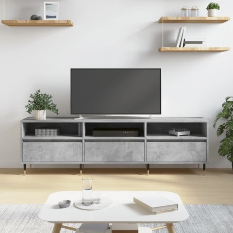 SZAFKA POD TV SZAROŚĆ BETONU 150X30X44,5CM
