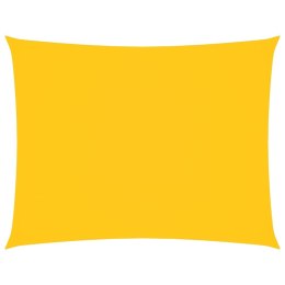 ŻAGIEL PRZECIWSŁONECZNY WODOODPORNY OGRODOWY MARKIZA TARAS PROSTOKĄTNY, 3,5X5M ŻÓŁTY