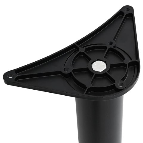 4 NOGI DO STOŁU Z REGULACJĄ WYSOKOŚCI 870MM CZARNE