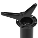 4 NOGI DO STOŁU Z REGULACJĄ WYSOKOŚCI CZARNE 710MM